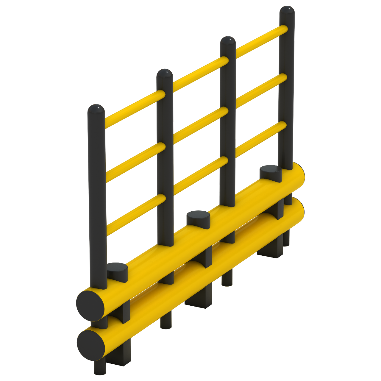 Double Barrier Guard Rails